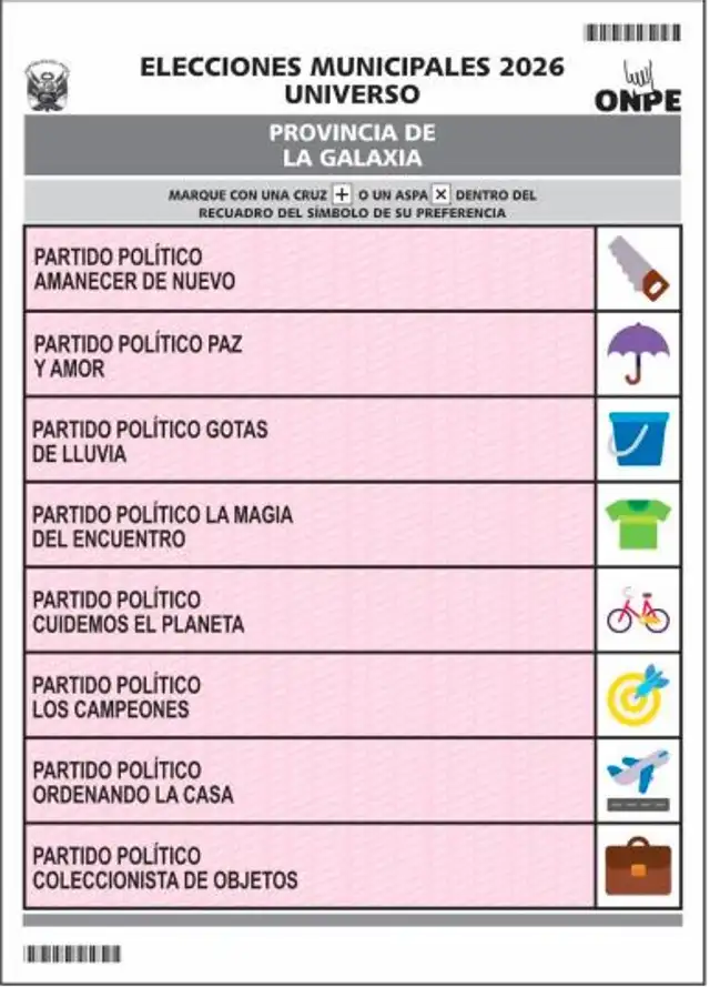 Cédula para una sola elección