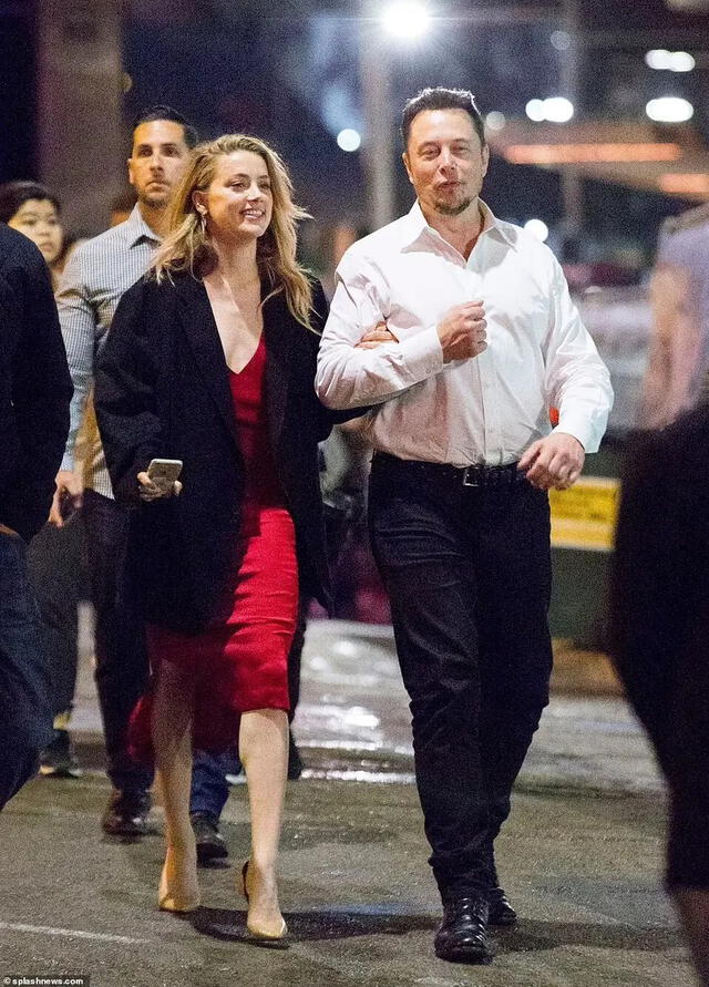 Amber Heard y Elon Musk tuvieron un romance entre el 2016 y 2018. Foto: splashnews.com
