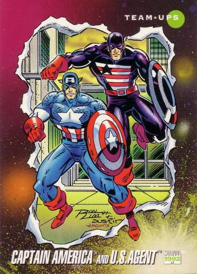 U.S Agent es la contraparte del Capitán América.