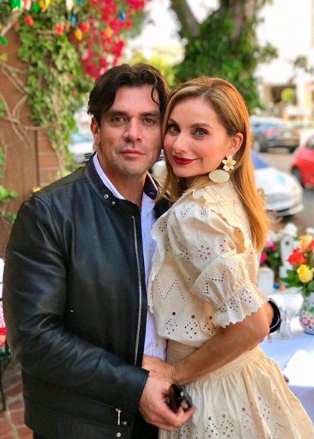 Jorge Salinas y Elizabeth Álvarez se enamoraron mientras protagonizaban la telenovela Fuego en la sangre. Foto: Instagram