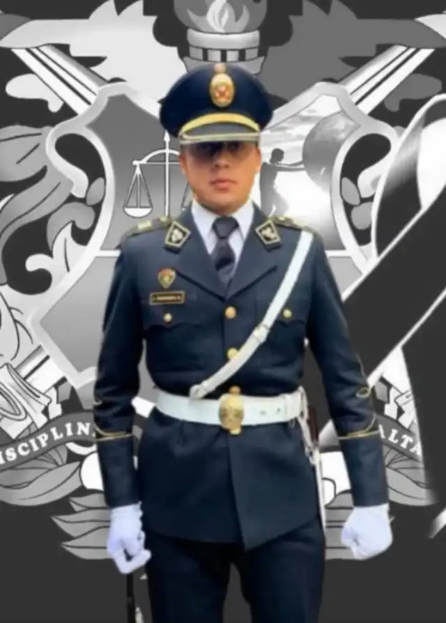 Policía fallecido. Policía fallecido.