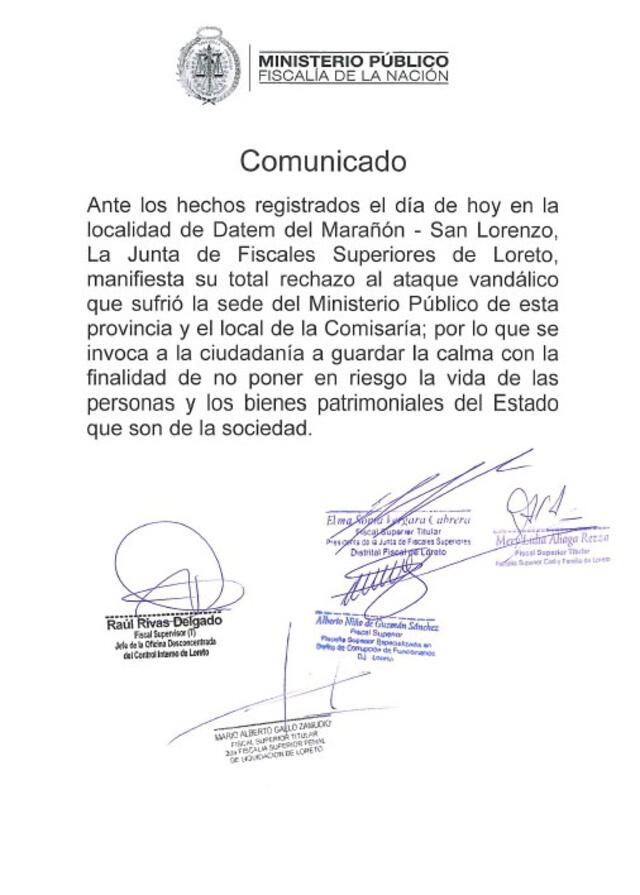 Loreto Iquitos san lorenzo muerte periodista