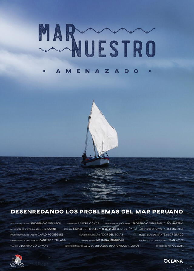 El documental “Mar Nuestro” tuvo un pre estreno en Arequipa frente a más de 40 de dirigentes pesqueros de Arequipa, Moquegua y Piura. Prensa Oceana.