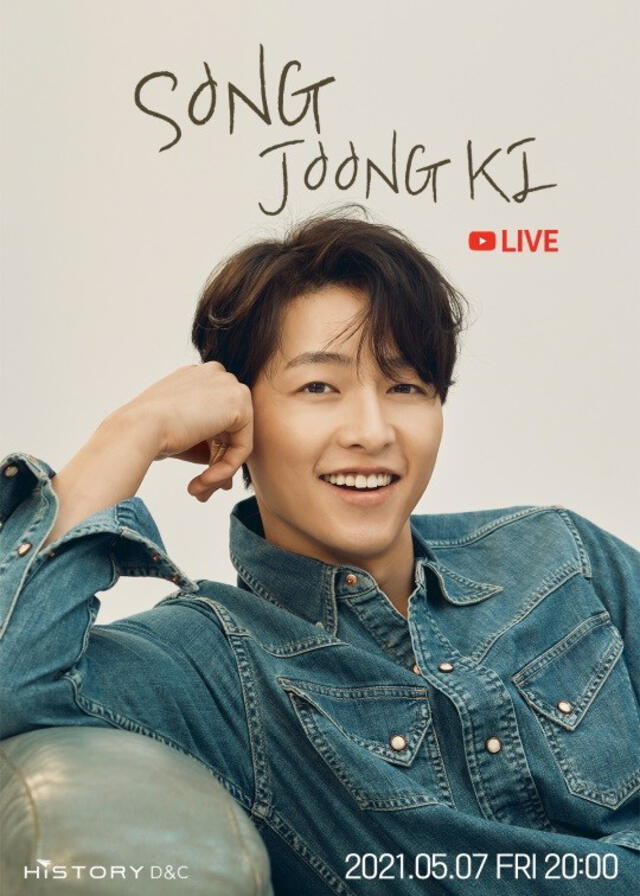 Banner oficial del Song Joong Ki Live. Foto: History D&C