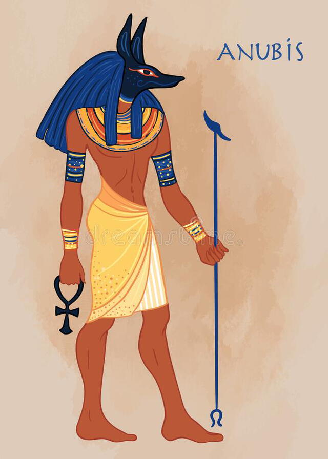 Retrato de Anubis, el antiguo dios egipcio de la muerte. Foto: difusión
