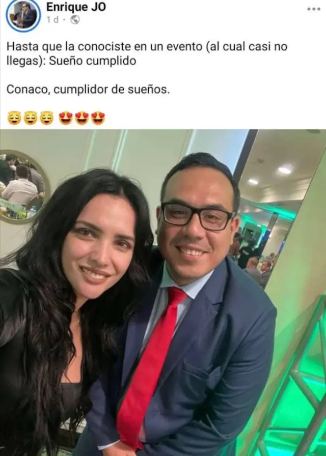 José Jerí tuvo una dedicatoria para Rosángela Espinoza mucho antes de ser presidente del Perú. Foto: composición LR/EEG/Facebook José Jerí tuvo una dedicatoria para Rosángela Espinoza mucho antes de ser presidente del Perú. Foto: composición LR/EEG/Facebook