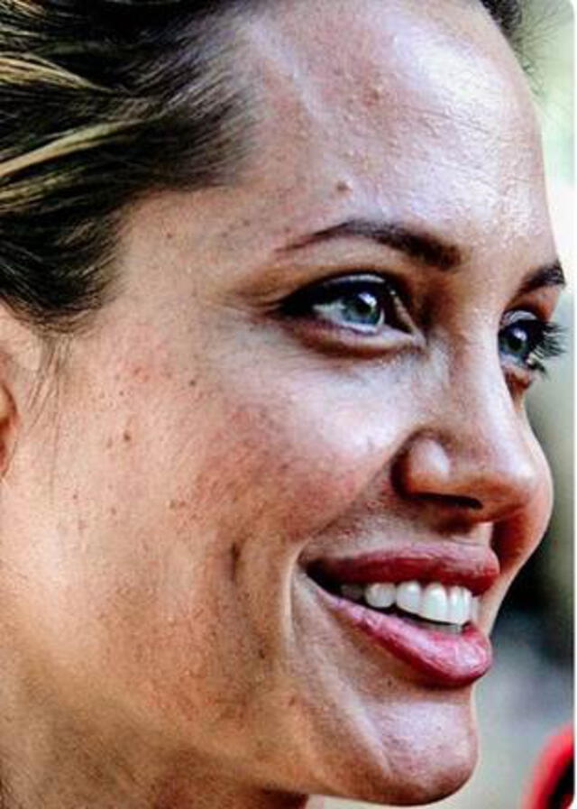 Angelina Jolie: Filtran imagen sin photoshop y maquillaje