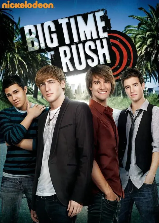 El origen del grupo musical Big Time Rush fue una serie de Nickelodeon que llevó el mismo nombre.
