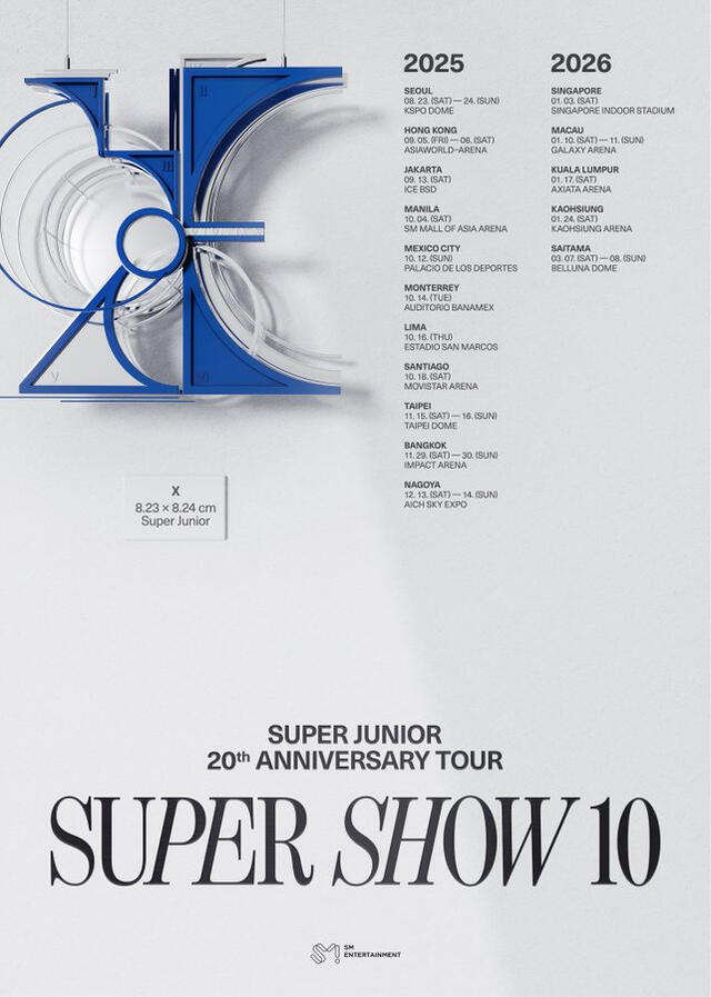Fechas para el concierto de Super Junior. Foto: Instagram Fechas para el concierto de Super Junior. Foto: Instagram