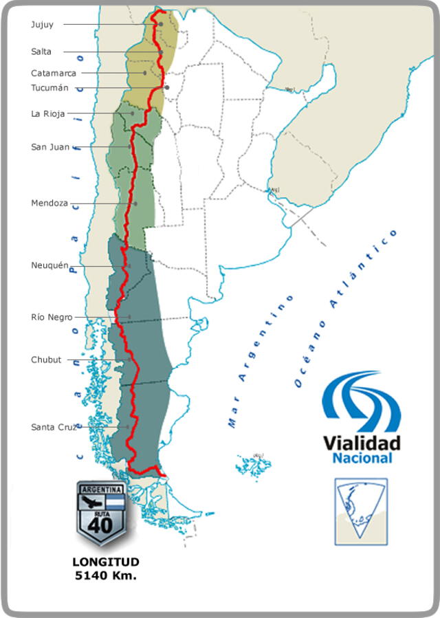 Viaja por la carretera más bonita de Argentina y conoce la Patagonia. Foto: Vialidad Nacional de Argentina   