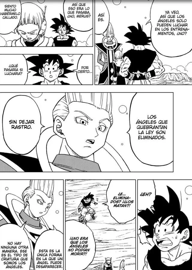 Whis le cuenta la verdad de sus poderes a Goku