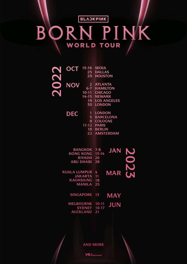 BLACKPINK, tour mundial Born pink