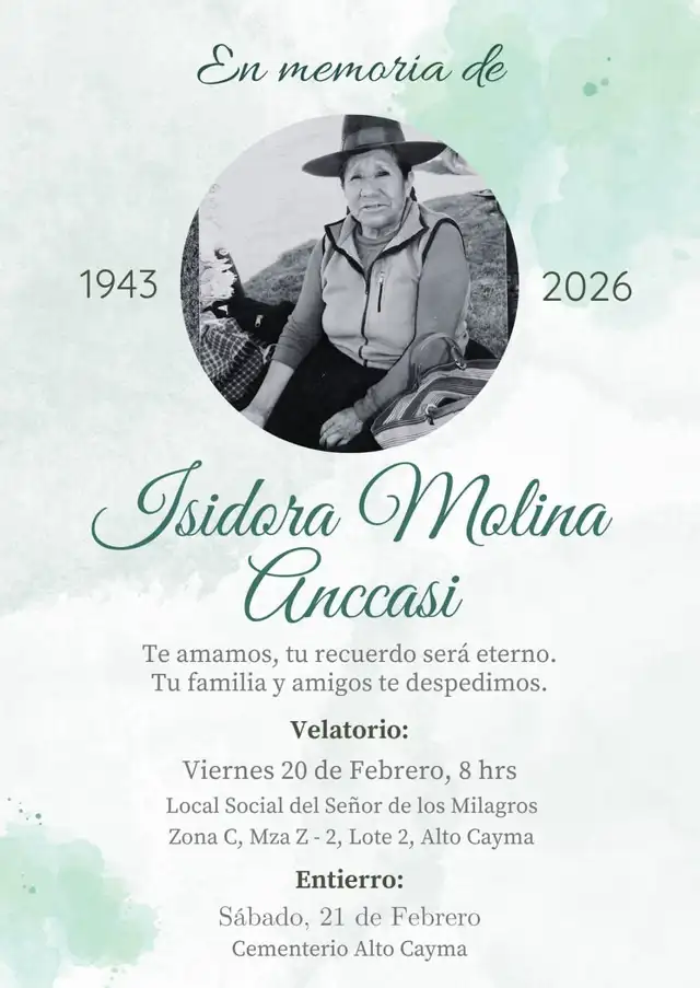 Familiares piden apoyo para costear los gastos del sepelio de la adulta mayor. Foto: Difusión   