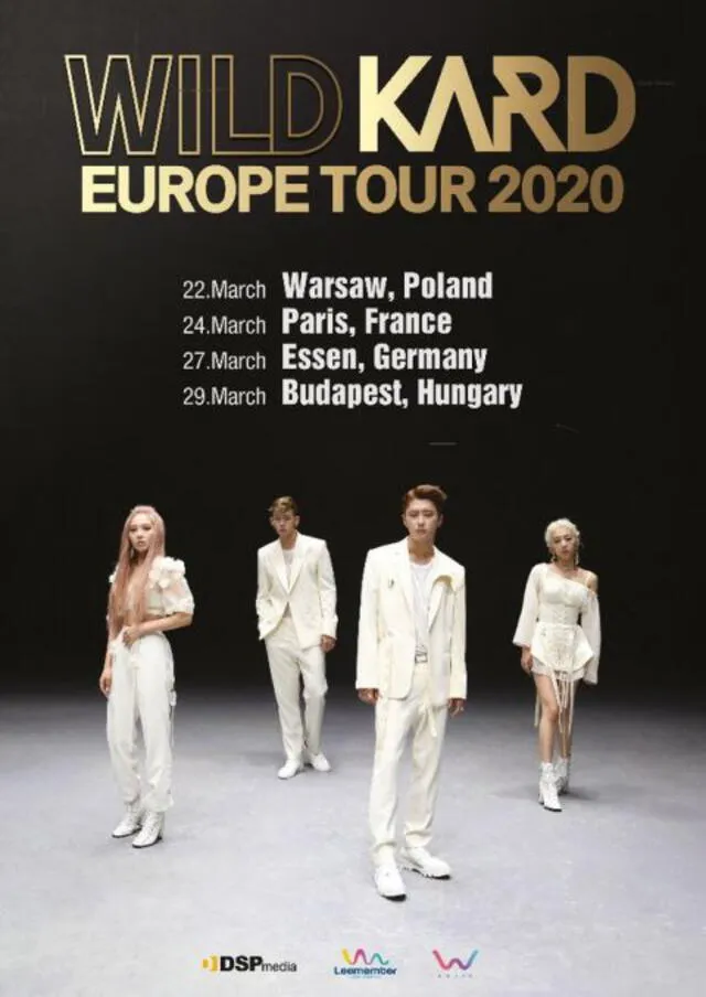 El grupo K-pop KARD realizará en marzo un tour por Europa.
