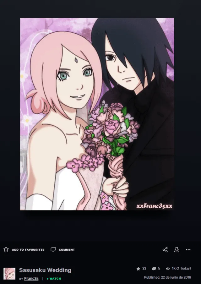 Naruto Shippuden ONLINE: La boda oculta de Sasuke y Sakura que nunca se vio  en el anime y manga, Animeflv, Jkanime, Japón, Cine y series
