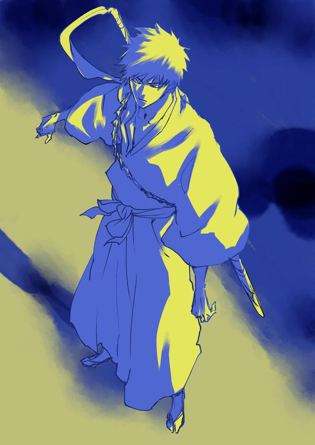 Ilustración de Ichigo hecha por Tite Kubo