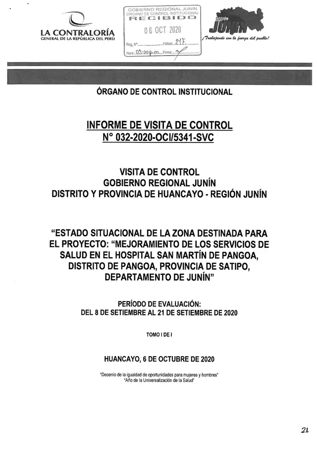 Documento pangoa
