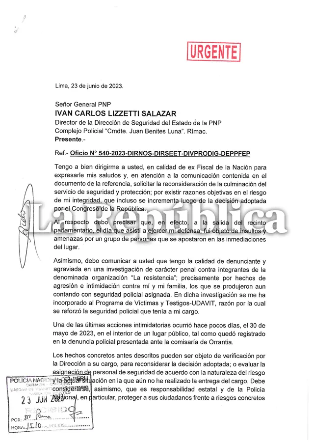  Exfiscal Zoraida Ávalos ha pedido reconsiderar la decisión. Foto: difusión LR   
