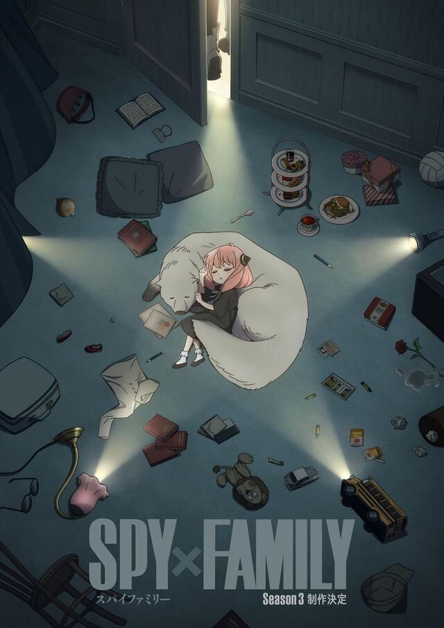  Este es el primer afiche promocional de la temporada 3 de ‘Spy x Family’. Foto: Wit Studio    