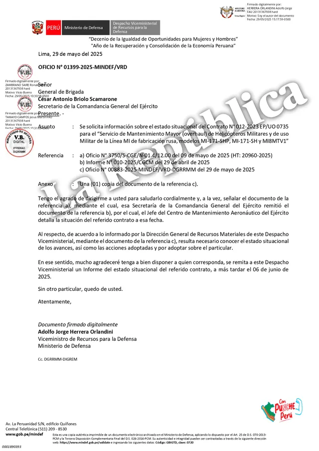 Ejército del Perú | Ministerio de Defensa | Mindef | CCFFAA | Contraloría | CGR | NASC Ejército del Perú | Ministerio de Defensa | Mindef | CCFFAA | Contraloría | CGR | NASC