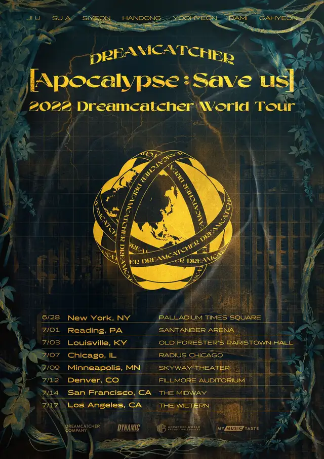 Dreamcatcher Apocalypse : Save Us Tour gira mundial fechas entradas