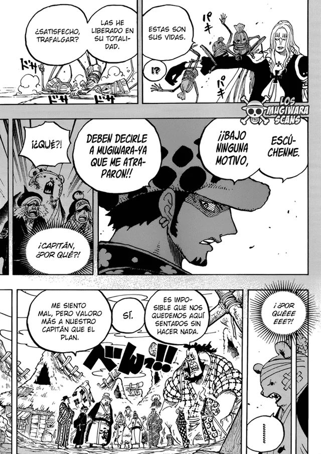 One Piece manga 951: ¡Choque de Yonkous! Kaido y Big Mom chocan en Onigashima