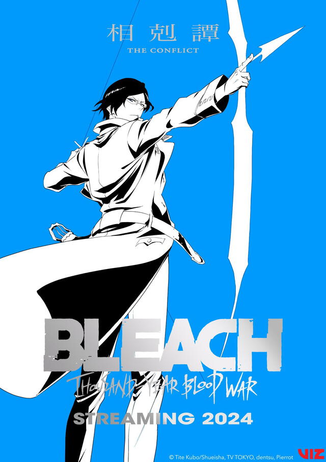 Este es el primer póster oficial de ‘Bleach: Thousand-Year Blood War’ parte 3 - ‘El conflicto’. Foto: Pierrot   