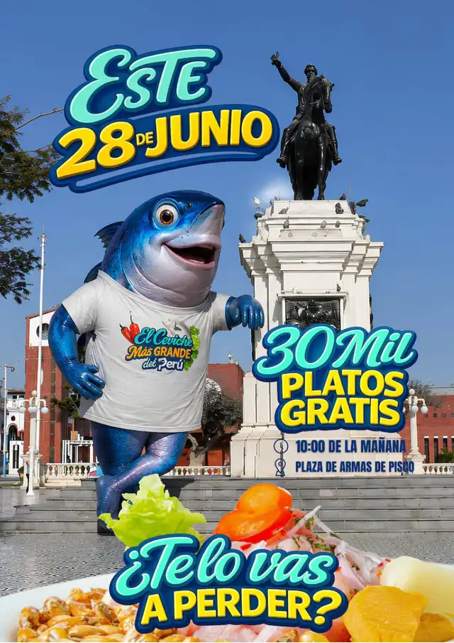 ceviche gratis Ica