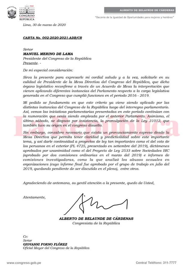 Documento enviado a Manuel Merino.