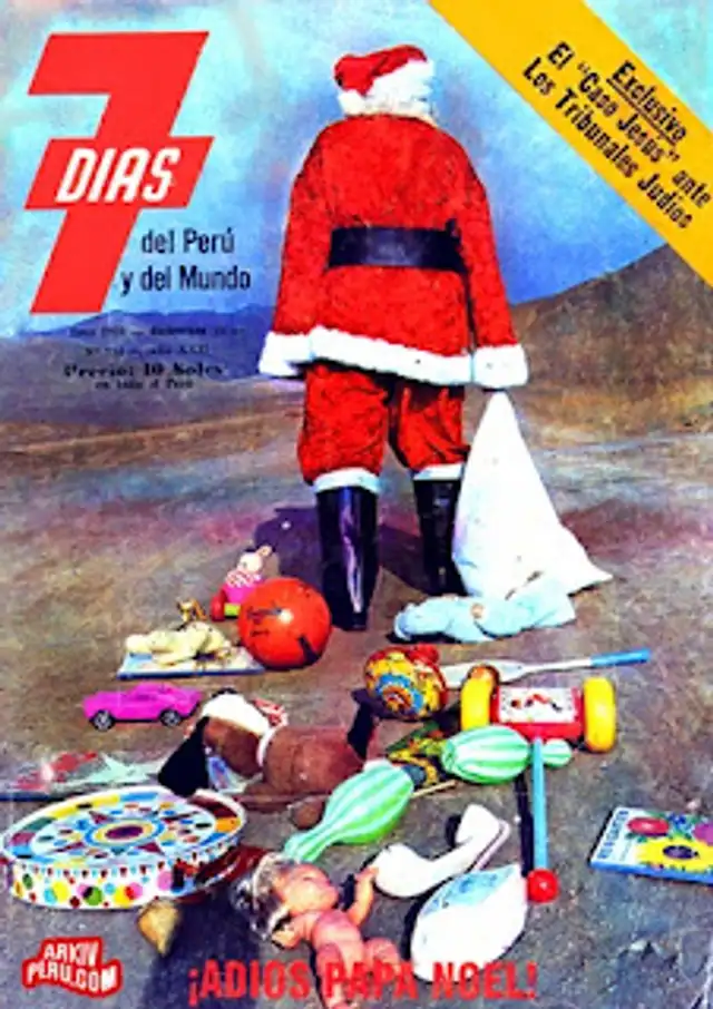 Durante el gobierno de Juan Velazco Alvarado fue prohibido Papá Noel. Foto: arkivperu
