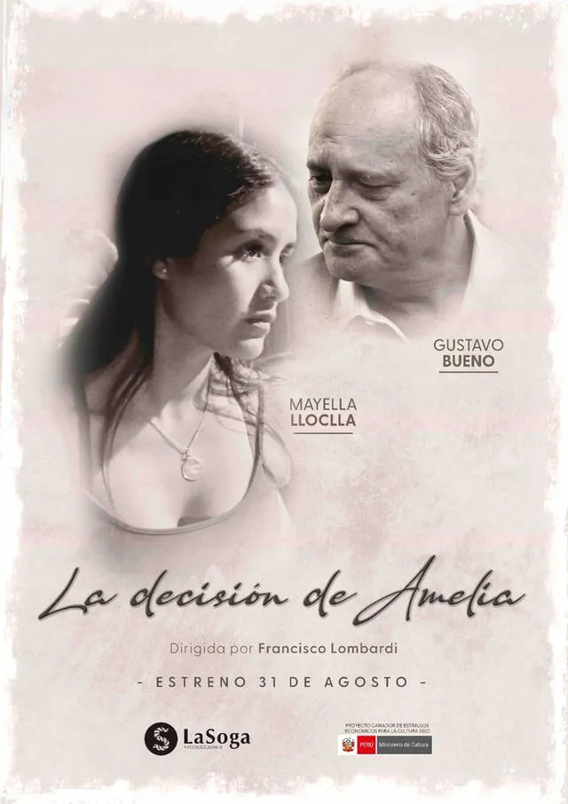 'La decisión de Amelia' se estrena en cines peruanos el 31 de agosto. Foto: La Soga Producciones   