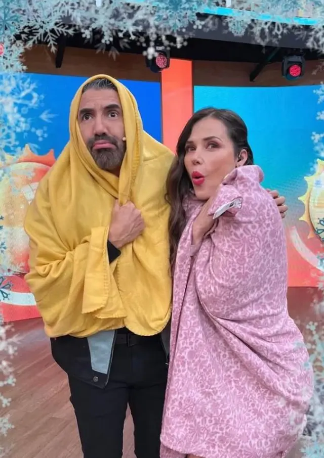 Maju Mantilla y Fernando Díaz en 'Arriba mi gente'.   