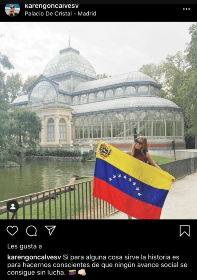 Karen Gonçalves, la primera nuera de Zinedine Zidane de sangre venezolana y activista política