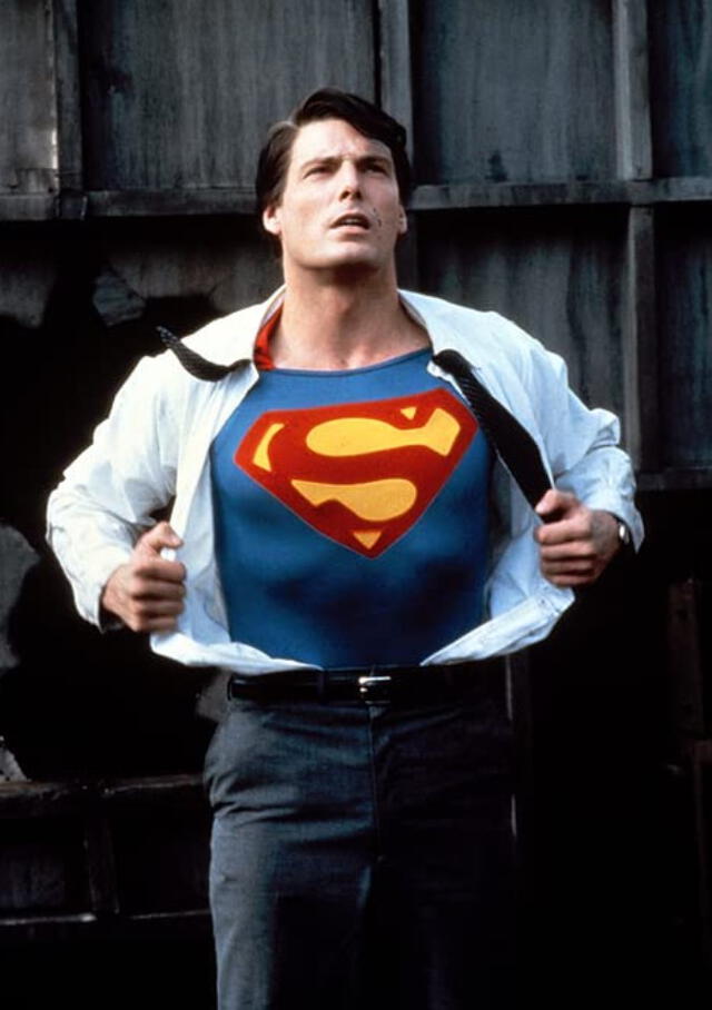 Christopher Reeve como Superman. Foto: IMDb