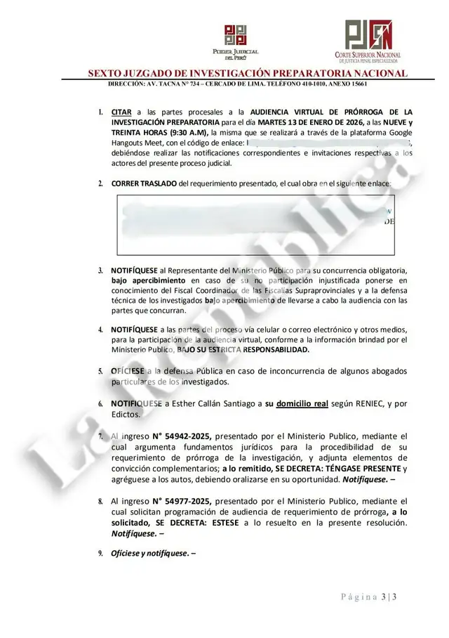  Resolución del Poder Judicial. Foto: La República   