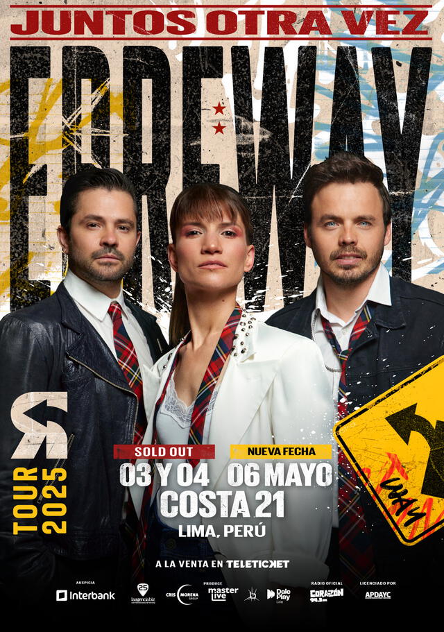 Entradas disponibles para Erreway. Foto: Teleticket 