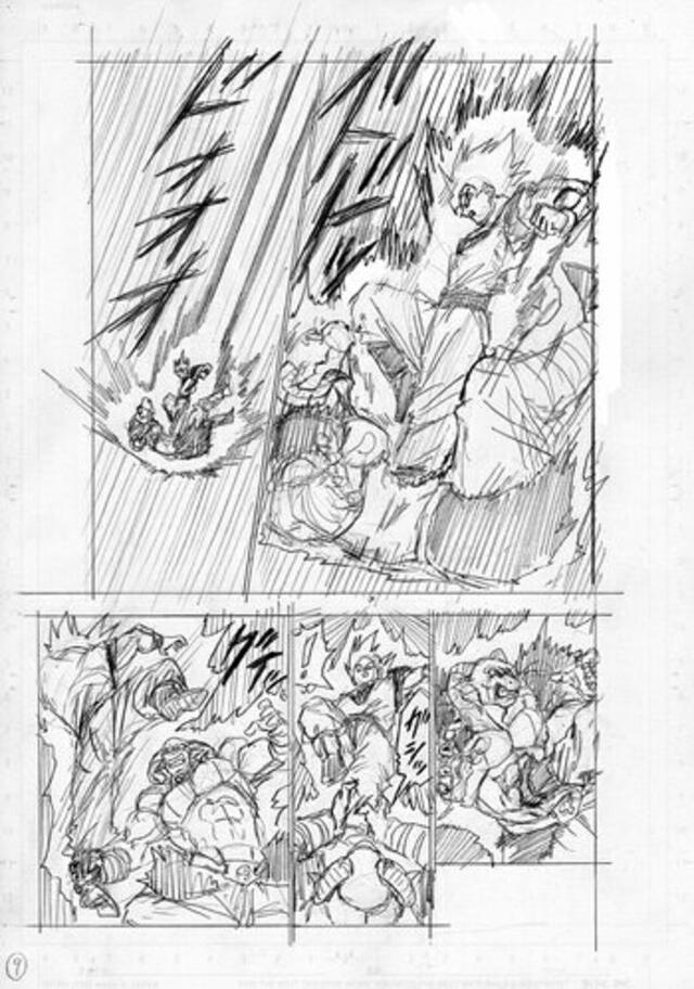 Goku vs Moro en Dragon Ball Super manga 60