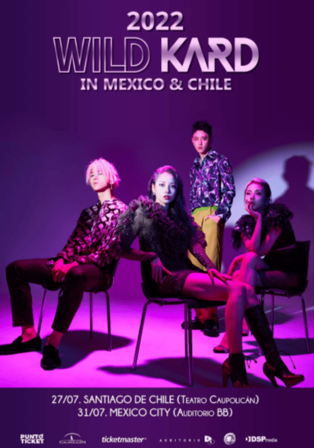 KARD Concierto Latinoamérica México Chile