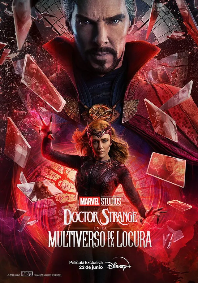 "Doctor Strange in the multiverse of madness" llegará a Disney Plus el 22 de junio