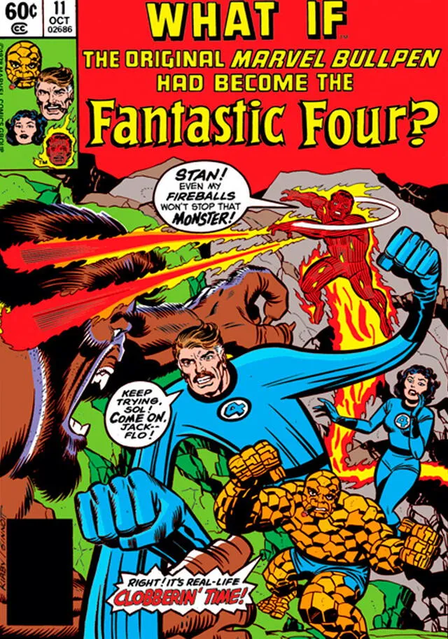 Stan Lee y Jack Kirby encabezaron a una inusual versión de los Cuatro Fantásticos. Foto: Marvel Comics