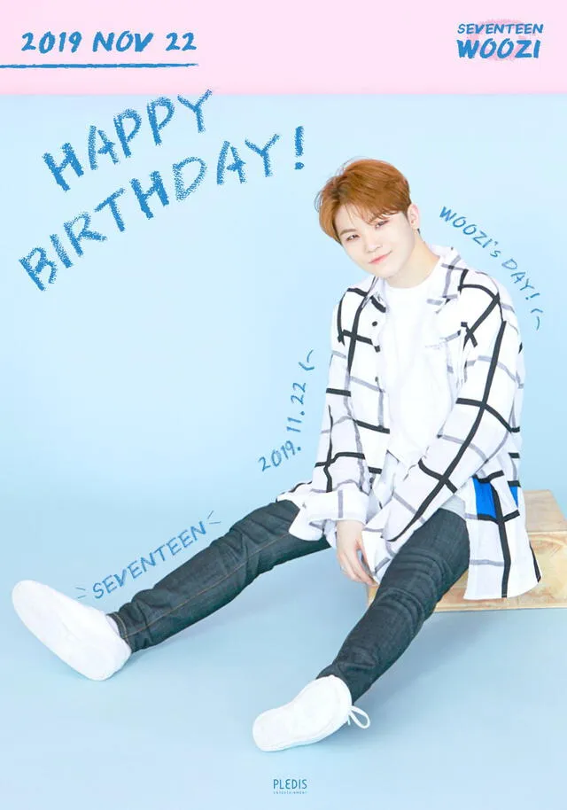  SEVENTEEN  Woozi fandom del grupo K-pop celebra su cumpleaños