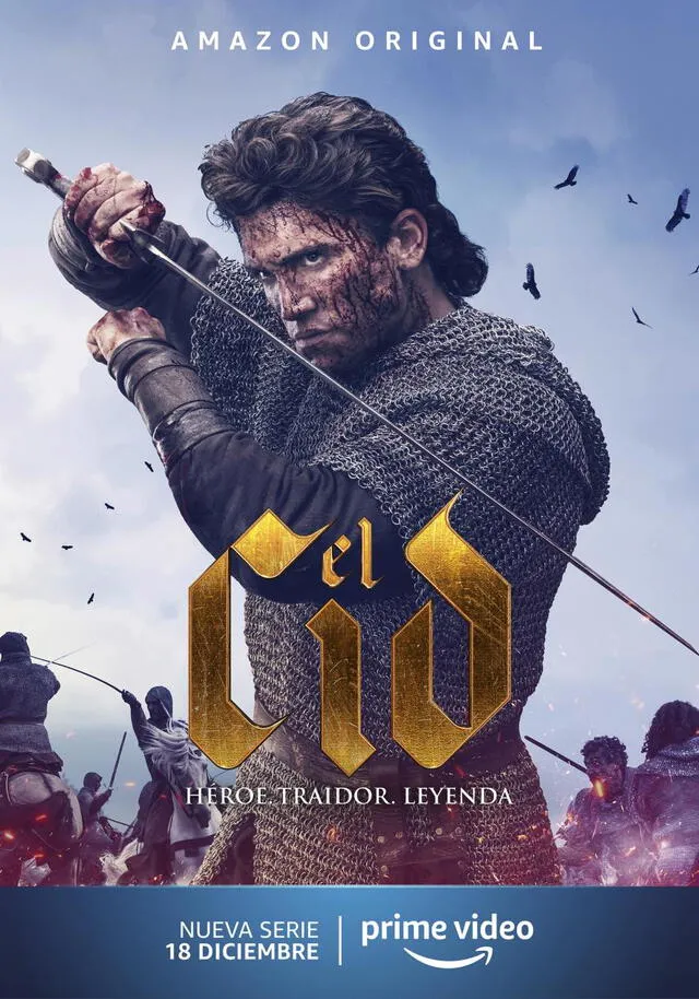 El Cid será intepretado por Jaime Lorente. Foto: Amazon Prime Video