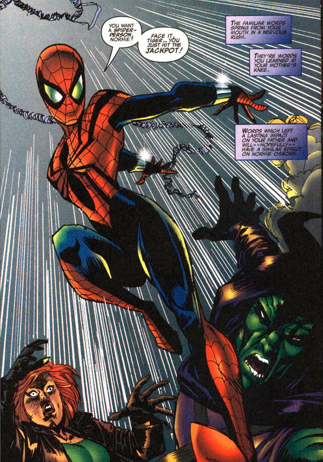 Spider-Girl, la hija de Peter Parker y Mary Jane Watson, debutó en la serie de cómics What if...? Foto: Marvel Comics