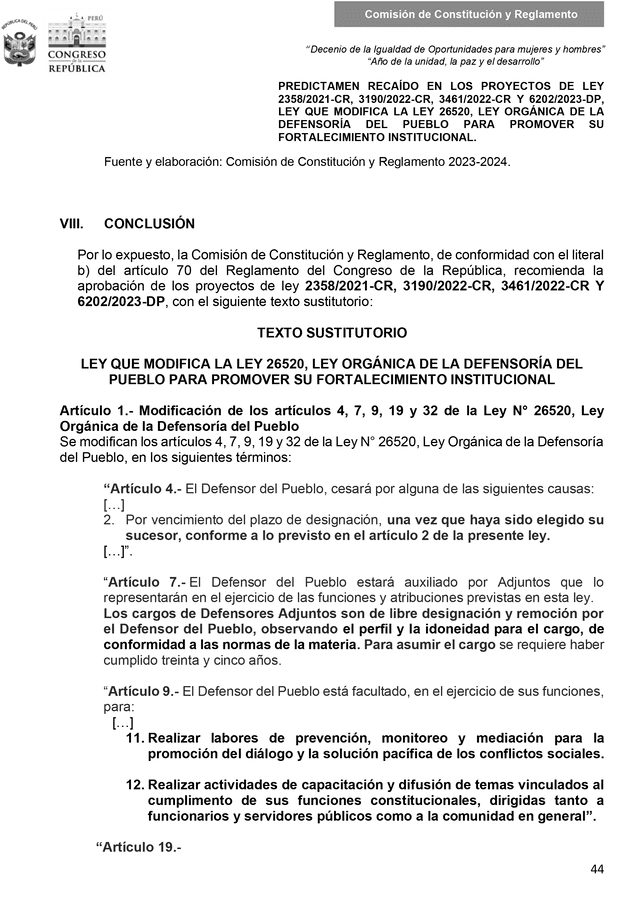 Documento oficial. Foto: La República   