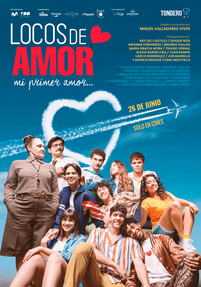 'Locos de amor, mi primer amor' se estrena el 26 de junio en cines de todo el país. Foto: difusión 'Locos de amor, mi primer amor' se estrena el 26 de junio en cines de todo el país. Foto: difusión