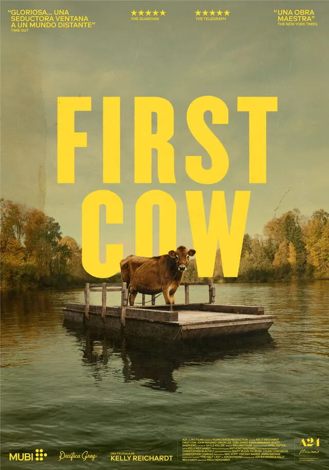 First cow póster oficial. Foto: Festival de Cine de Lima