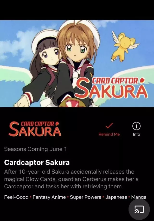 La historia original de Sakura Kinomoto llega al servicio - Crédito: Netflix