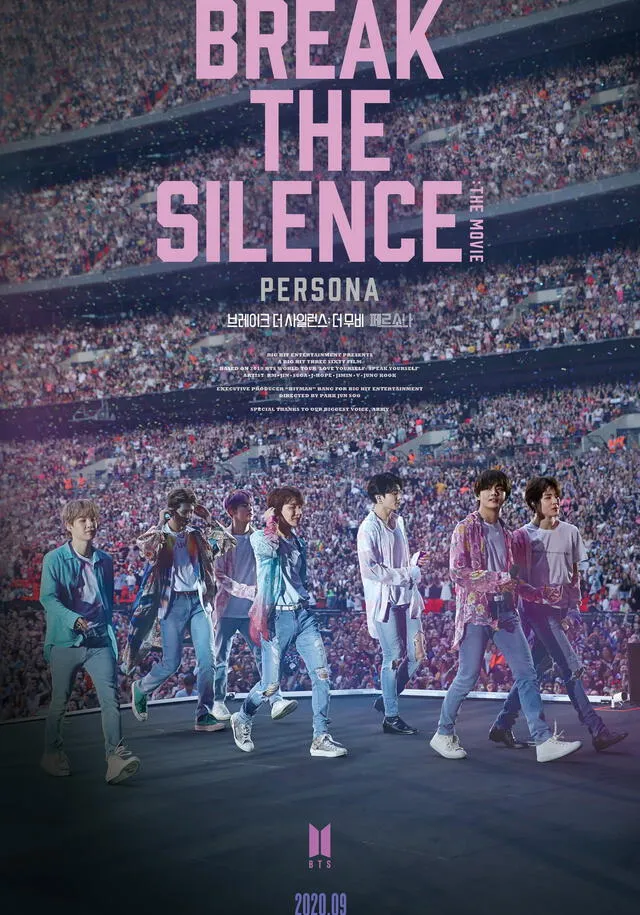 Segundo poster de BTS para su película Break the silence. Foto: Big Hit Ent.