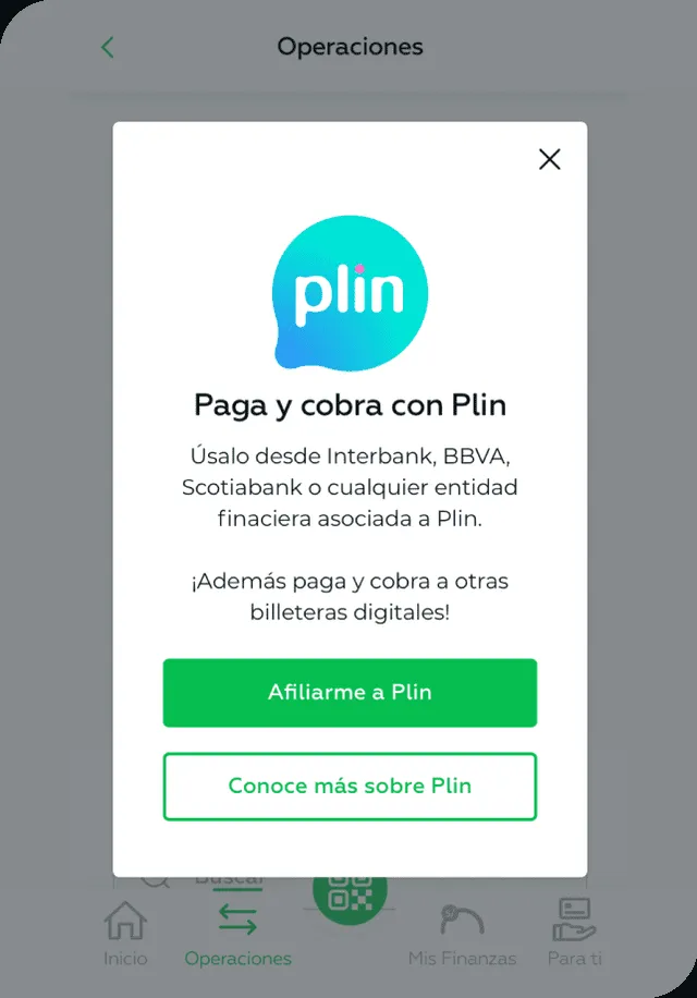  Plin. Foto: Interbank    