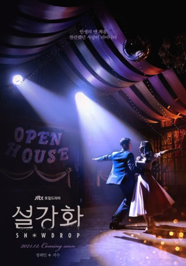 Snowdrop Jisoo BLACKPINK Jung Hae In Poster Dorama Kdrama